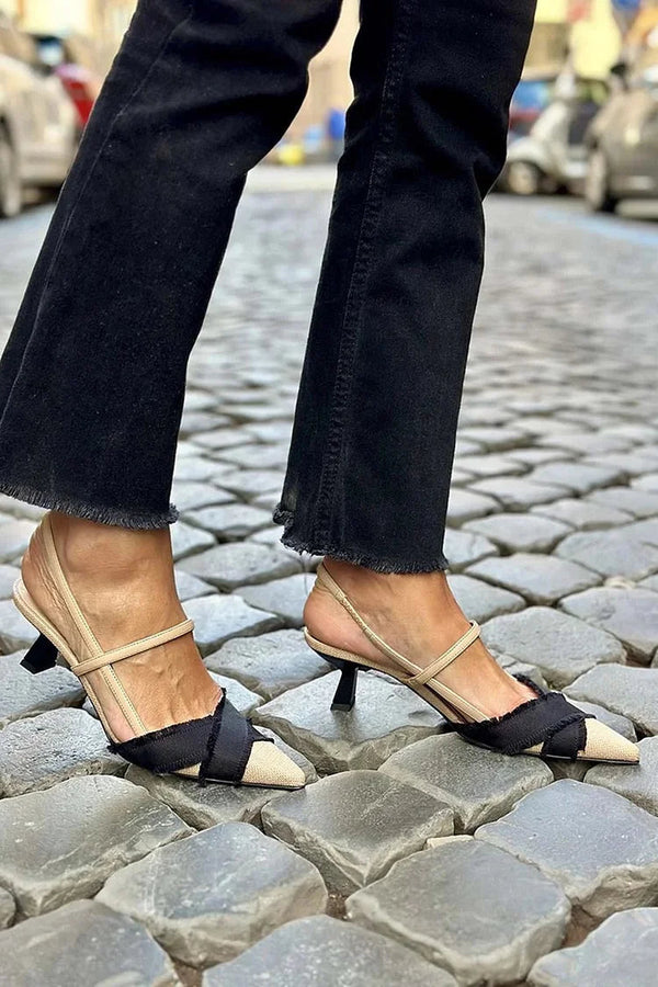 Florette | Elegantes Zapatos de Tacón Slingback