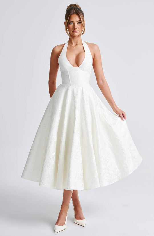 Catalina | Vestido midi romántico