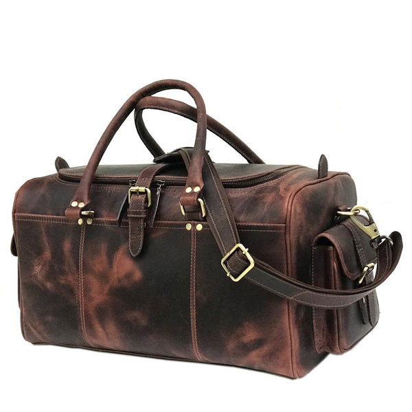 "Bolsa de fin de semana marrón oscuro de Zwei Taschen" podría reescribirse como "Bolsa de fin de semana marrón oscuro de Zwei Taschen".