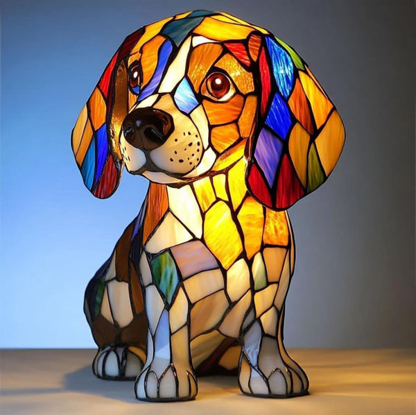 Coco | Lámpara para perros Magisk en vidrio de colores