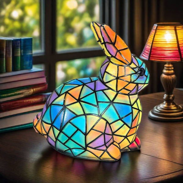 Clochette | Lámpara conejo de vidrio coloreado Magisk