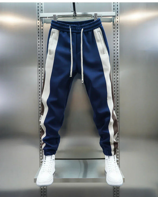 Laurent™ | Pantalones a Tensión con Rayas Contrapuestas