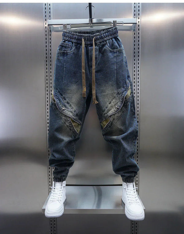 Laurent™ | Pantalones Baggy de Denim con Cintura