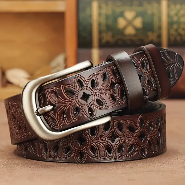 Cinturón de Cuero Clásico Elegante de Monika